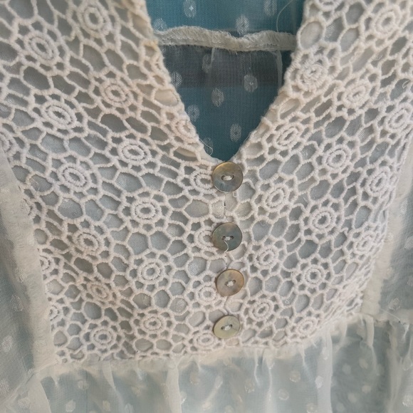 Vintage Daniel Rainn White Lace Blouse - Picture 4 of 5